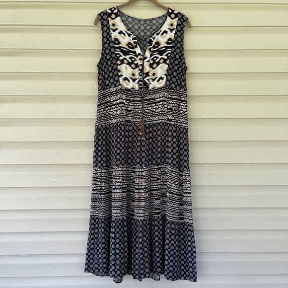 Signature Collection by Avon Blue Pattern Dress Size S - Picture 2 of 7